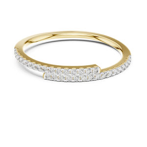 Anillo de Oro Rosa de 14K con Diamante Cultivado en Laboratorio, Corte Redondo, para Mujer |   Ropa de Compromiso |   Diamante Cultivado Nuevo - Product Image 6