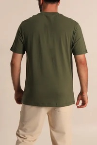 Latest EVERGLOW Men's <b>Plus</b> <b>Size</b> Blank Solid Jersey Polyester/Cotton Short Sleeve Casual T-shirt Quick Dry Breathable - Product Image 6