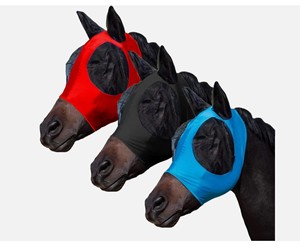 Máscara Antimosquitos Transpirable para Caballos, Cubrecabeza de Malla Tejida, Protector Facial para Uso en Granjas - Product Image 3