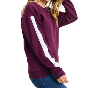 เสื้อสเวตเชิ้ตผู้หญิงสำหรับฤดูหนาว ระบายอากาศได้ดี ผลิตจากผ้าฝ้าย 100% สไตล์สตรีทแวร์ ปรับแต่งได้ ทันสมัย ผลิตในประเทศปากีสถาน - Product Image 3