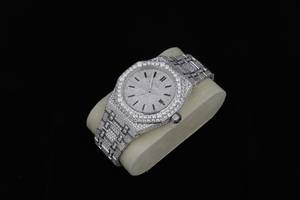 Reloj de buceo automático deportivo de lujo al por mayor con diamantes VVS de color D, moissanita, alarma, estilo hip hop, diseño mecánico de latón - Product Image 6