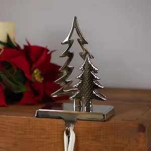 Decorative Metal <b>Christmas</b> <b>Stocking</b> <b>Holder</b> for Festive Home and Event Styling - Product Image 5