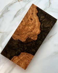 แผ่นไม้อีพ็อกซี่พรีเมี่ยมสำหรับตกแต่งห้องครัวทำด้วยมือเขียงไม้สำหรับเชฟ - Product Image 3