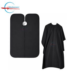 MEDIPOWER INSTRUMENTS MPI-B Cape de Coiffure Professionnelle Ajustable pour le Cou 100% Polyester Confortable et Écologique Noire - Product Image 4