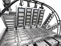 Nouvelle machine automatique électrique multi-tunnels pour la fabrication de cornets de glace Monaka et de gaufrettes pour œufs, pour la production industrielle de boulangerie