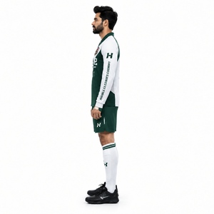 Men's Custom Field Hockey Goalkeeper Jersey-180GSM Recycled Polyester Long Sleeve Soccer Goalie <b>Shirt</b> OEM - Product Image 3