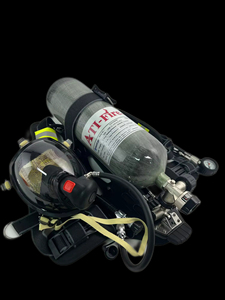 Appareil respiratoire autonome (ARA) homologué EN137 avec masque à gaz en fibre de carbone et alarme sonore - Product Image 3