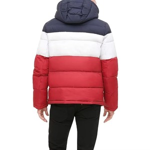 Chaqueta de Plumón para Hombre, Diseño Personalizado, al por Mayor, Negra, con Cierre Completo, Abrigo Acolchado, Ropa de Abrigo Cálida y Elegante - Product Image 3