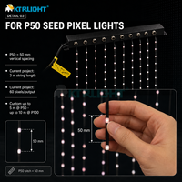 Barre de distribution de pixels LED à 10 ports, 1 entrée 10 sorties, Hub RGB adressable 12V pour projets de lumières matricielles suspendues sur scène