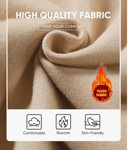 Sweat à capuche pour homme, hiver, décontracté, en sherpa tricoté 330g, logo personnalisé, col à capuche, cordon de serrage, respirant, écologique - Product Image 4