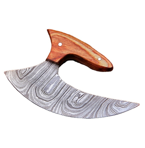 Steel Pizza Cutting <b>Edge</b> For Pizza Damascus Steel Pizza Axe Premium <b>Cutter</b> Handmade Kitchen Tool Comfortable Grip Durable - Product Image 2