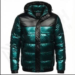 Vêtements d'hiver en gros à la mode de qualité supérieure vestes en duvet bouffante pour hommes vestes personnalisées à manches longues pour hommes - Product Image 2
