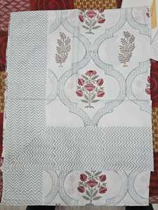 Juego de Sábanas de Algodón Suave con Estampado a Mano y 2 Fundas de Almohada, Ropa de Cama Floral India, Textiles para el Hogar Hechos a Mano, Venta al Por Mayor - Product Image 2