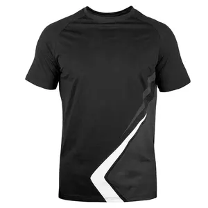 Camisetas clásicas para correr para hombre, ropa de manga corta transpirable personalizada, con sublimación, a la moda - Product Image 1