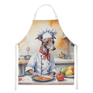 Italian Greyhound Design Adult Unisex Large Multicolor Chef <b>Apron</b> for Cooking Baking Crafts <b>Gardening</b> Kitchen Server - Product Image 1