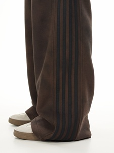 Customized Women's Autumn Solid Color Sports Pants Pocket Drawstring Casual <b>Stacked</b> Pants for Women - Product Image 6