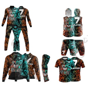 2024 vente en gros 7V7 Football qualité unisexe Compression ensemble enfants formation drapeau SUBLIMATED JERSEYS Deal paquet 2025 pour garçons - Product Image 1