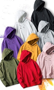 Sajjawal Zipper-Up Regular Fit 100% Cotton Fleece 400g Solid Eco-Friendly Windproof <b>Waterproof</b> Winter Mens Unisex Hip Hop Hoodie - Product Image 6