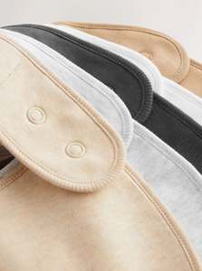 Bavoirs pour bébé 100% bambou, doux et absorbants, pour nourrissons - Product Image 4