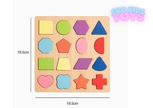 Juguetes Educativos de Madera para Preescolar, Montessori, Alfabeto, Números, Formas, Rompecabezas 3 en 1, Actividad de Estimulación Cerebral - Product Image 4