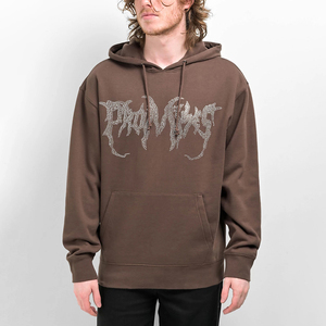Sudadera con Capucha Personalizada 100% Algodón para Hombre con Pedrería, Estilo Urbano de Invierno, OEM, Premium, Adornada, Venta al por Mayor - Product Image 1