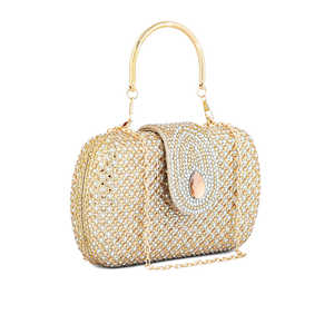 Collection de bracelets élégants à maillons et à chaîne Golden Fancy P24200 Clutch - Product Image 2