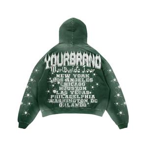 Chándal Personalizado con Logotipo, Ecológico, de Invierno, para Hombre, Grueso, de Forro Polar de 3 Hilos, con Estampado por Transferencia de Calor, Transpirable, Talla Grande, Corte Holgado - Product Image 3