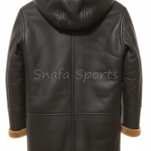 Veste Bomber en Peau de Mouton pour Homme, Blouson Aviateur en Fourrure et Cuir, Prix de Gros - Product Image 5