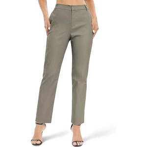 Nouveau pantalon large tendance pour femme, taille haute, respirant, pour le travail, OEM ODM - Product Image 1