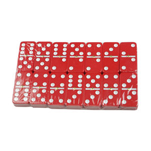 Resin Crafts <b>dice</b> domino Manufacture Colored Double 6 Domino <b>Set</b> Custom Multi Colour and logo Domino Blocks for Play Dominoes - Product Image 3
