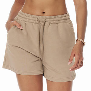 Pantalones Cortos Deportivos para Mujer, Ecológicos, Transpirables, de Secado Rápido, con Cordón Ajustable, Cintura Media, Corte Regular, Spandex/Poliéster - Product Image 4