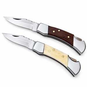 Couteau pliant très vendu, prix d'usine, manches en bois de rose et en os, couteaux pliants en acier inoxydable pour la survie en plein air, la chasse et le camping - Product Image 1