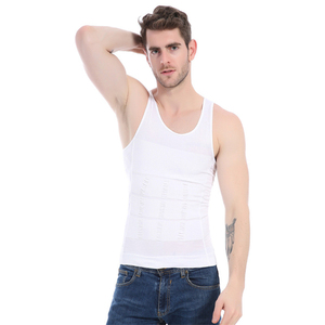 Débardeur de compression vintage pour homme, sans manches, respirant, correcteur de posture, soutien dorsal en X - Product Image 3