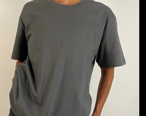 Camiseta Oversize para Mujer, Color Sólido, Informal, Verano, Top Largo, OEM, Básica, Moderna, Proveedor de Camisetas para Mujer - Product Image 3