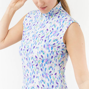 Robe de tennis sans manches pour femme avec logo personnalisé, coupe ajustée, séchage rapide, fabricant OEM, jupe de tennis pour femme, coupe ajustée, vêtements de sport - Product Image 4