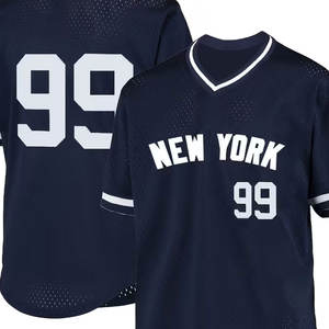 Maillot de baseball tendance en gros – Uniforme sportif personnalisé pour équipes et matchs, pour hommes, femmes, jeunes et garçons – Noir - Product Image 6