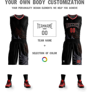 ชุดยูนิฟอร์มกีฬาบาสเกตบอล ผู้ผลิต OEM รับผลิตตามแบบ สั่งทำได้ ระบายอากาศได้ดี ซับเหงื่อ ผ้าโพลีเอสเตอร์เนื้อนุ่ม ชุดยูนิฟอร์มกีฬา - Product Image 3