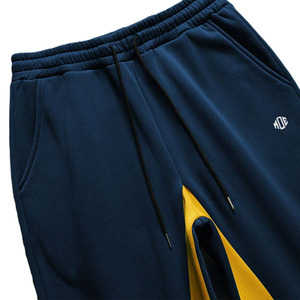 Conjunto de sudaderas con capucha de dos piezas transpirables para hombre, con bloques de color, de forro polar premium, ropa deportiva, personalización OEM, venta al por mayor, ropa urbana de alto gramaje - Product Image 4