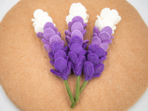 Fieltro de Lana y Hilo, Flor de Lavanda Hecha a Mano, Decoración Moderna para el Hogar de Primavera, Decoración para Bodas, Suministros para Manualidades, Ecológico - Product Image 5