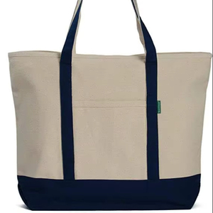 กระเป๋าผ้าแคนวาสหนา 12 ออนซ์ 16 ออนซ์  พร้อมสกรีนโลโก้  ความจุเยอะ  กระเป๋าสะพายไหล่  ขายส่ง - Product Image 1