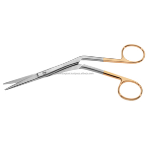 Ciseaux à septum nasal manuels HEYMAN de 18cm avec lame en acier inoxydable et base d'instrument chirurgical en carbure de tungstène TC - Product Image 1