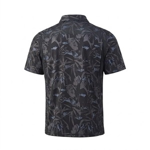 Camiseta Polo de Pesca para Hombre de Alta Calidad Personalizable con Protección UPF 50, Diseño de Plantas, Secado Rápido, Manga Larga, Cierre de Pullover, 100% Poliéster - Product Image 2