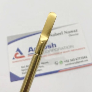 Coupeur et dissolvant de cuticules en acier inoxydable de qualité professionnelle plaqué or de haute qualité - Product Image 6