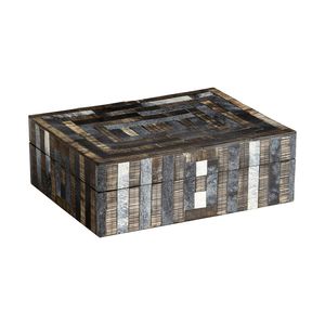Cajas de Joyería de Resina y Madera MDF con Acabado Metálico y Interior de Terciopelo para Colección de Accesorios Premium - Product Image 2