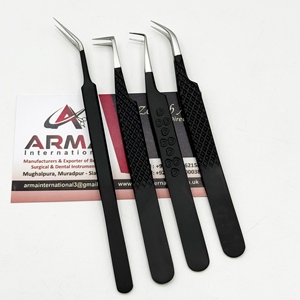 Pinzas para Extensión de Pestañas de Acero Inoxidable Ecológicas, Punta Puntiaguda Sostenible, Precisión, Duraderas, Probadas a Mano - Product Image 5