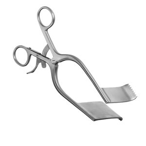 Retractor de laminectomía de 7 pulgadas con mango de anillo y bloqueo de trinquete, instrumento quirúrgico de acero inoxidable para cirugía de columna vertebral - Product Image 6