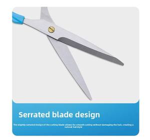 Hair Cutting <b>Shears</b> Stainless Steel Pet Grooming Scissor with Plastic Handle - Product Image 2