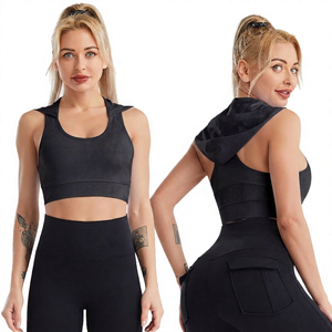 Sujetador Deportivo Blanco para Mujer con Soporte Medio, Transpirable, Diseño sin Costuras - Product Image 3