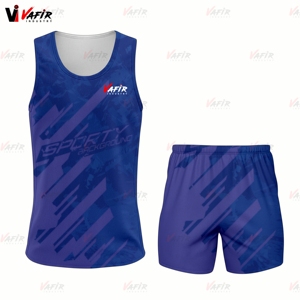 New Summer <b>Track</b> and Field Uniforms Sublimated One Piece <b>Suits</b> Regular Fit Lightweight Breathable Professional Running Wear - Product Image 5