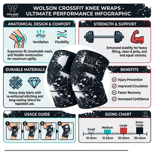 Bandes de soutien pour poignets personnalisées, respirantes, en néoprène, protection professionnelle avec boucle pour la musculation, la gym et l'entraînement sportif - Product Image 4